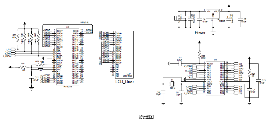 單片機開發英銳恩LCD驅動IC芯片方案